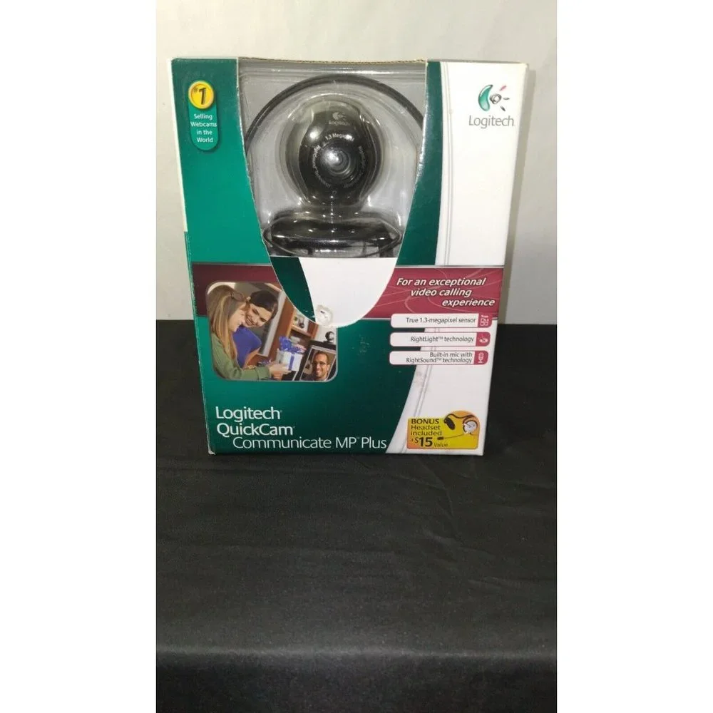 Logitech QuickCam Communicate MP PLUS S5500 Web Cam Camera NIB